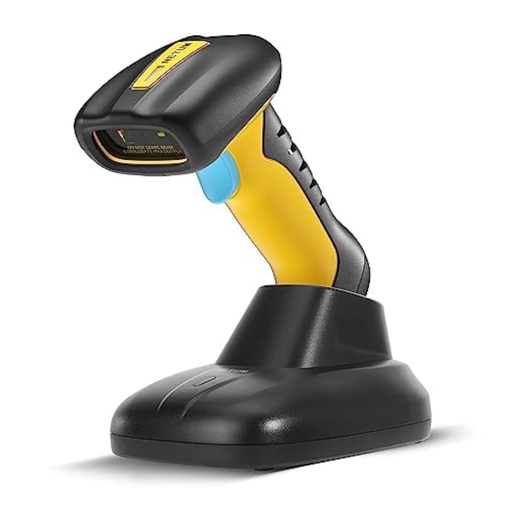 NEW Netum NT-1200 QR Industrial Bluetooth Barcode Scanner with Charging Dock